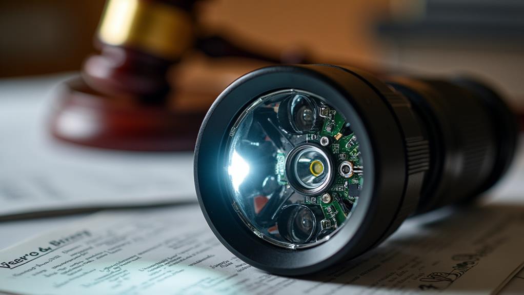 regulations on flashlight alterations