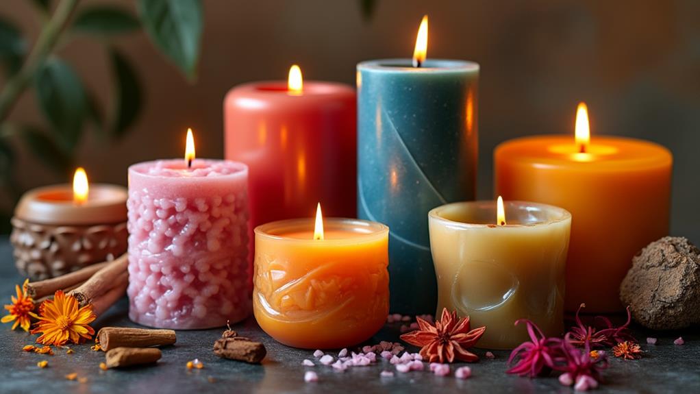 various candle wax types