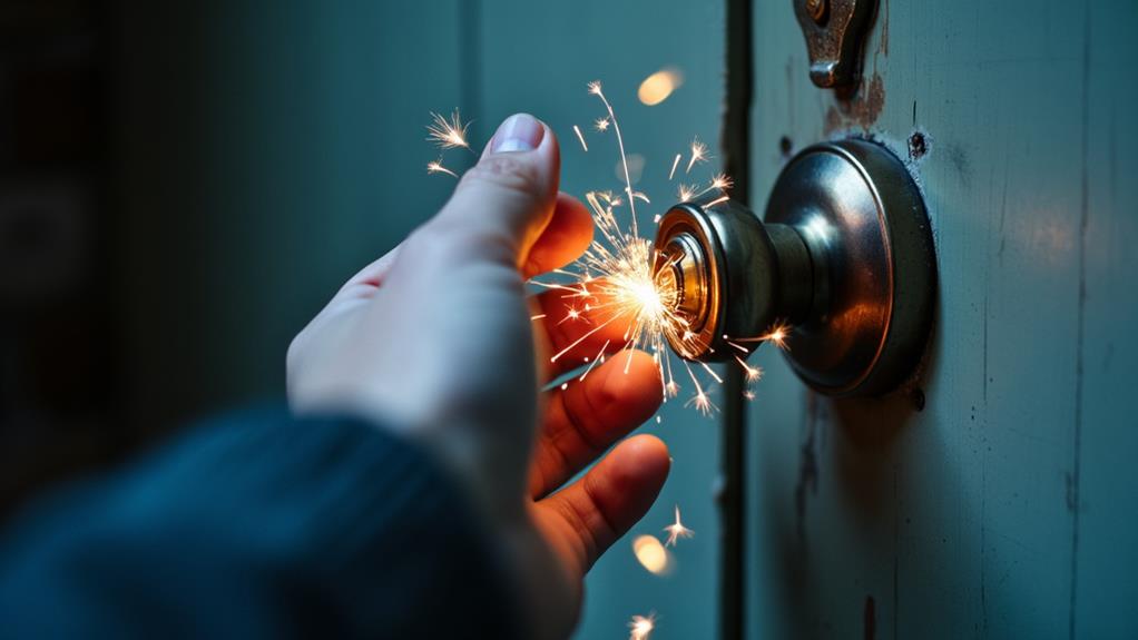 electric charge imbalance phenomenon