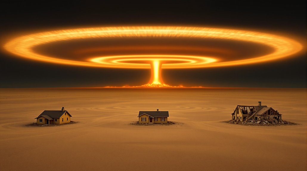 radiation exposure risks vary with distance