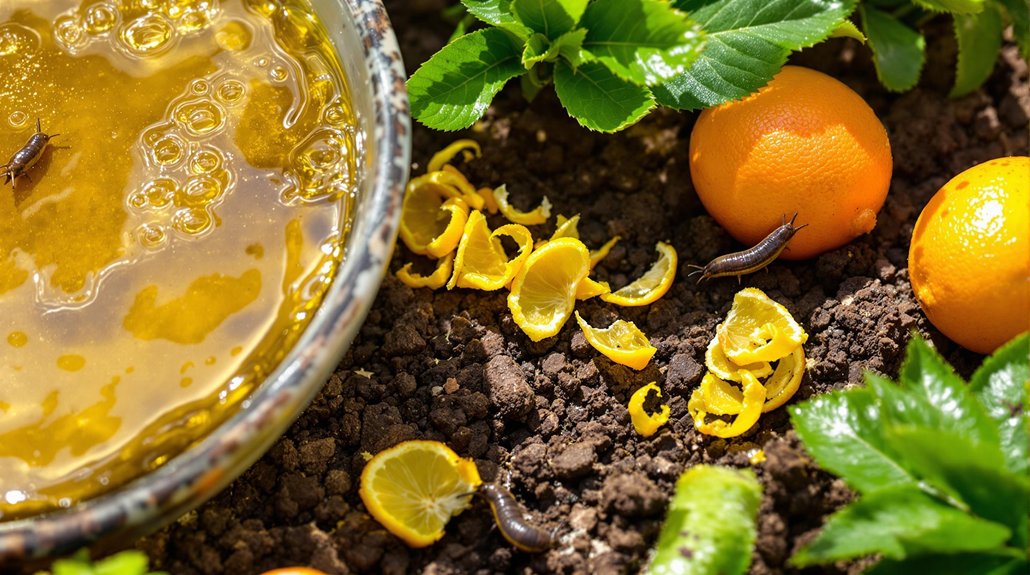 beer and citrus slug remedy