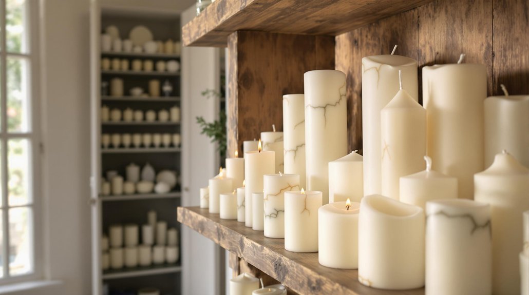 candle preservation and organization