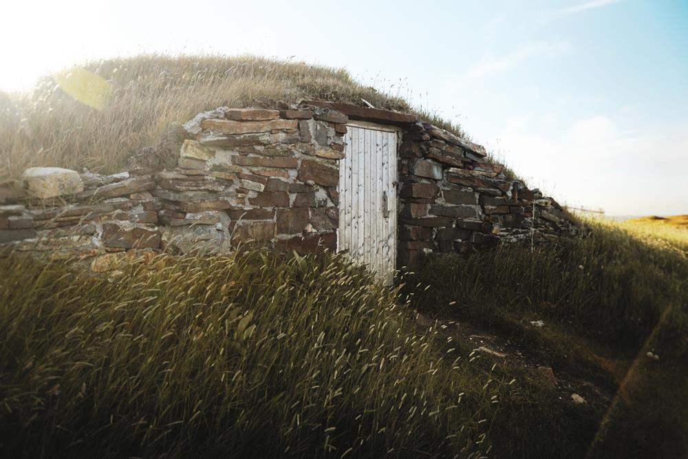 A traditional root cellar