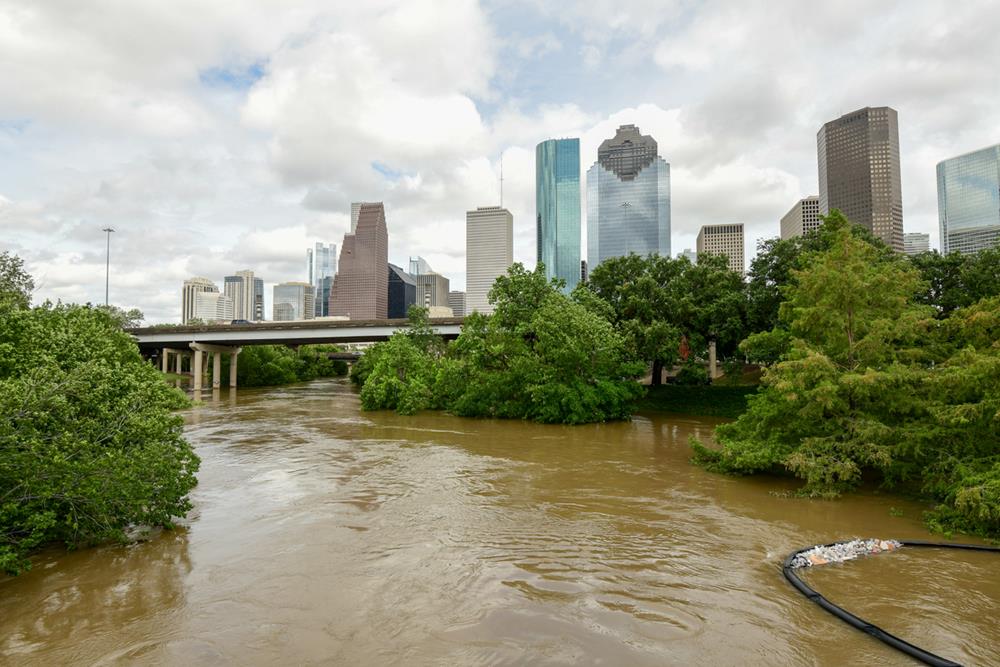 Flooding in Houston after Hurricane Beryl