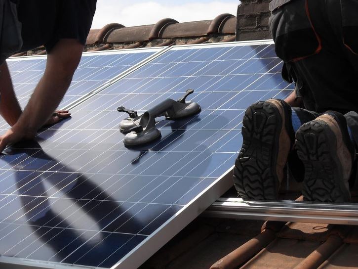 installing solar panels