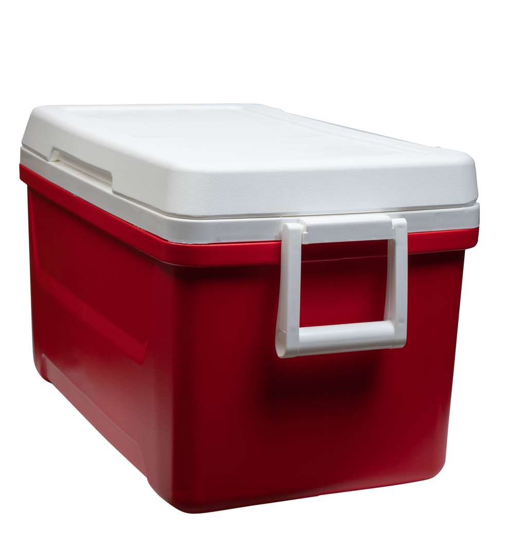 Plastic portable cooling storage