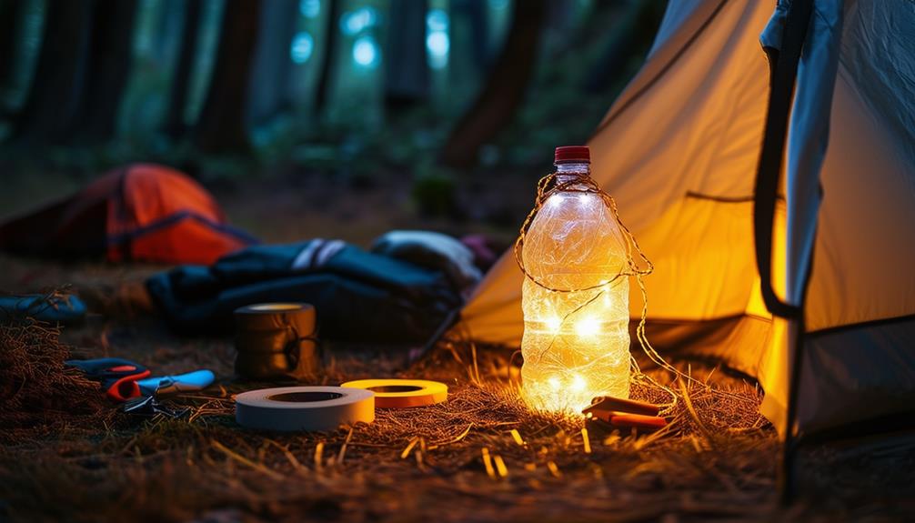 diy tent lamp materials