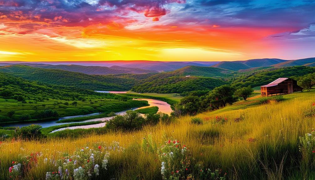 limestone hills and valleys