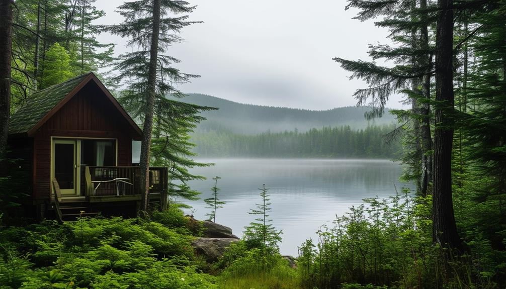 remote wilderness in maine