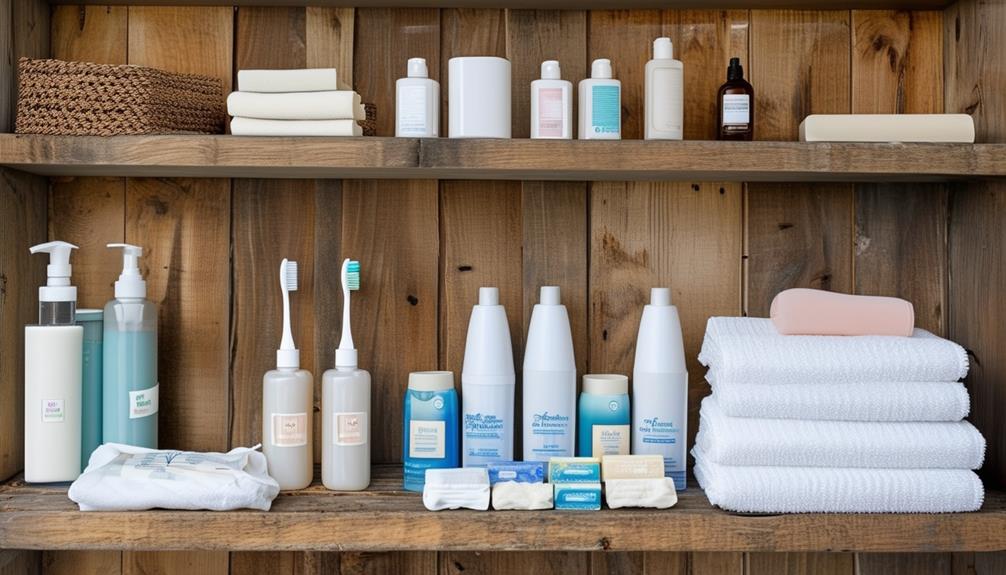 personal care essentials provided