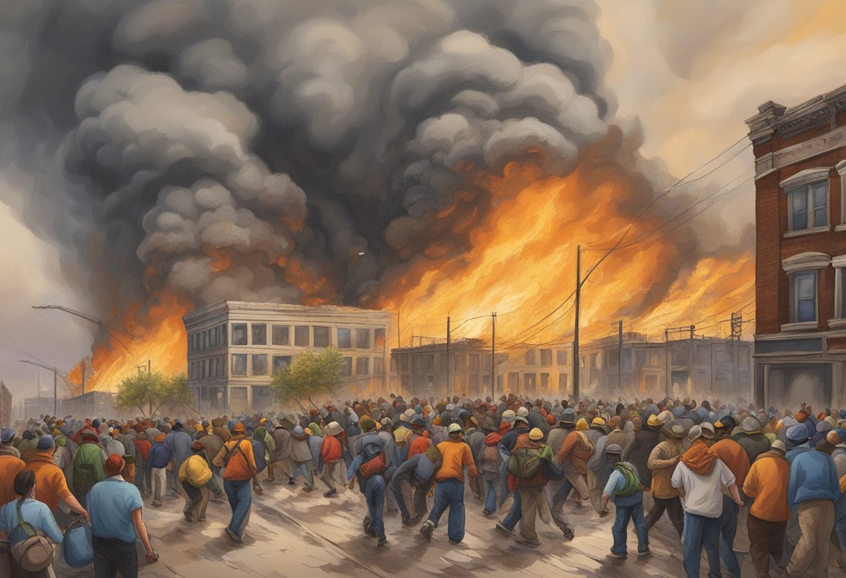 The Great Chicago Fire of 1871 Response and Relief Efforts