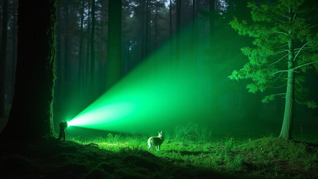 advantages of green flashlights