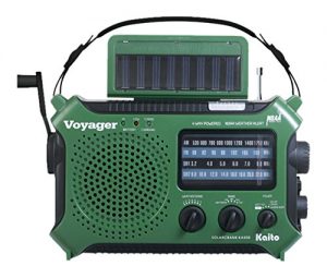 Kaito KA500GRN 5 Way Powered Emergency AM FM SW Weather Alert Radio