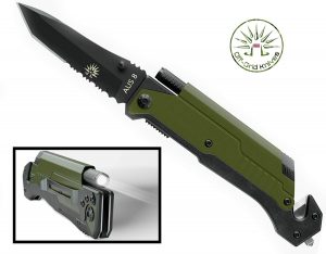 Off Grid Knives  5 in 1 Spring Assisted