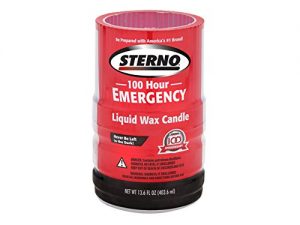 Sterno 30278 100 Hour Emergency Liquid Wax Candles