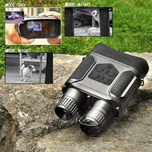 Digital Night Vision Binoculars 7x31mm 400m/1300ft Viewing Range and Super Large 4’’ Viewing Screen Infrared Scope in Full Dark