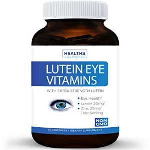 Lutein Eye Vitamins NON GMO Vision Support Supplement