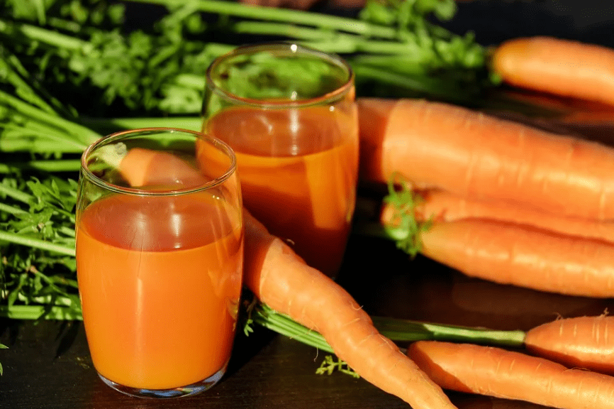 Carrot juices are vital for the human body.
